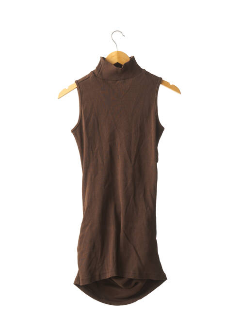 Robe courte marron NASTY GAL pour femme