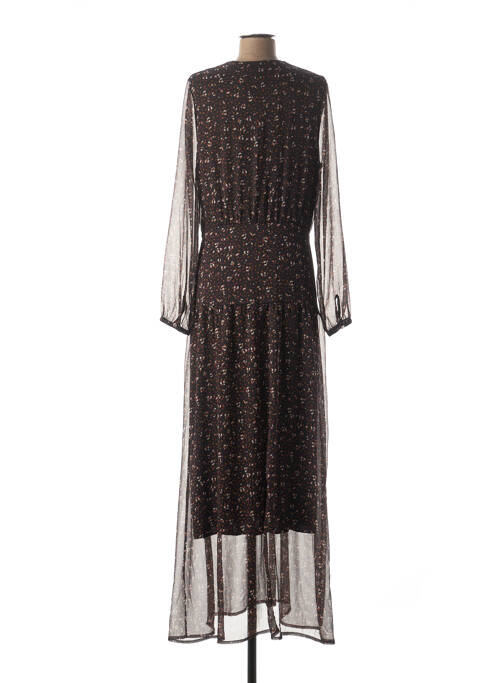 Robe longue marron LA FEE MARABOUTEE pour femme