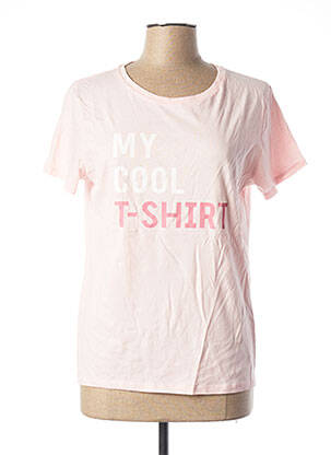 T-shirt rose LA FEE MARABOUTEE pour femme