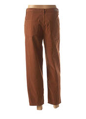 Pantalon 7/8 marron LA FEE MARABOUTEE pour femme seconde vue