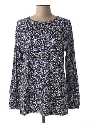 T-shirt manches longues manches longues bleu LA FEE MARABOUTEE femme