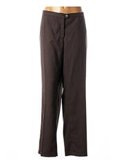 Pantalon marron CLAUDE DE SAIVRE pour femme seconde vue