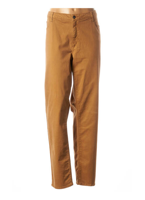 Pantalon marron FRANCE RIVOIRE pour femme