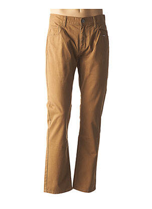 Pantalon droit marron COMPLICES pour homme