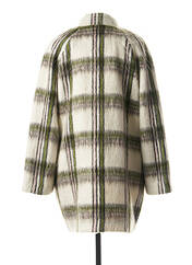 Manteau long blanc ON PARLE DE VOUS pour femme seconde vue