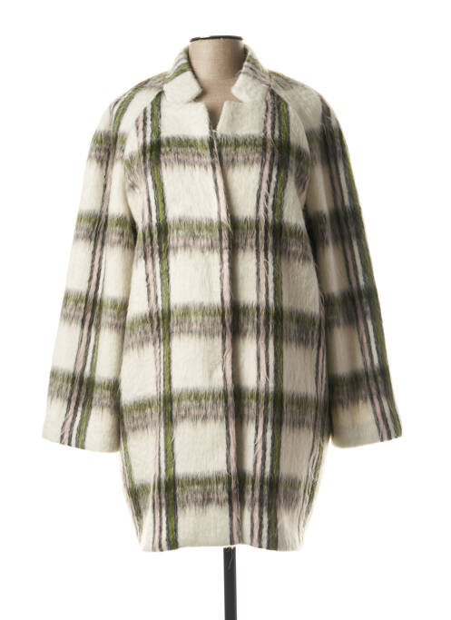 Manteau long blanc ON PARLE DE VOUS pour femme