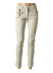 Pantalon 7/8 gris MADE IN ITALY pour femme seconde vue