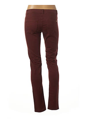 Jeans skinny tissage brut taille normale marron WMN femme