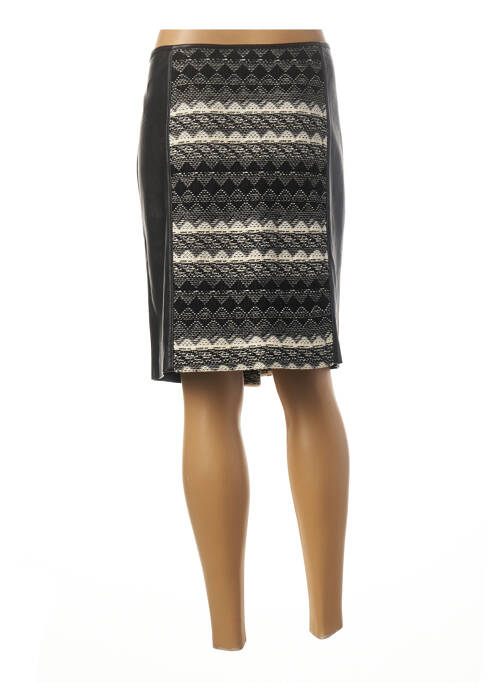 Jupe mi-longue noir LE PETIT BAIGNEUR pour femme