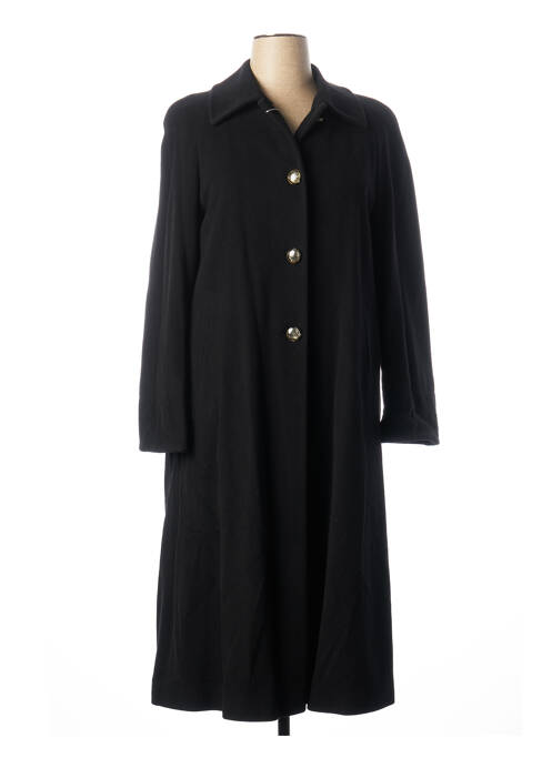 Manteau long noir QUATTRO pour femme
