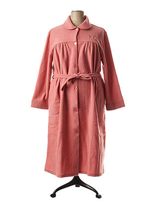 Robe de chambre orange ARY & BELLE pour femme