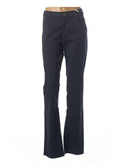 Pantalon droit bleu KANOPE pour femme seconde vue