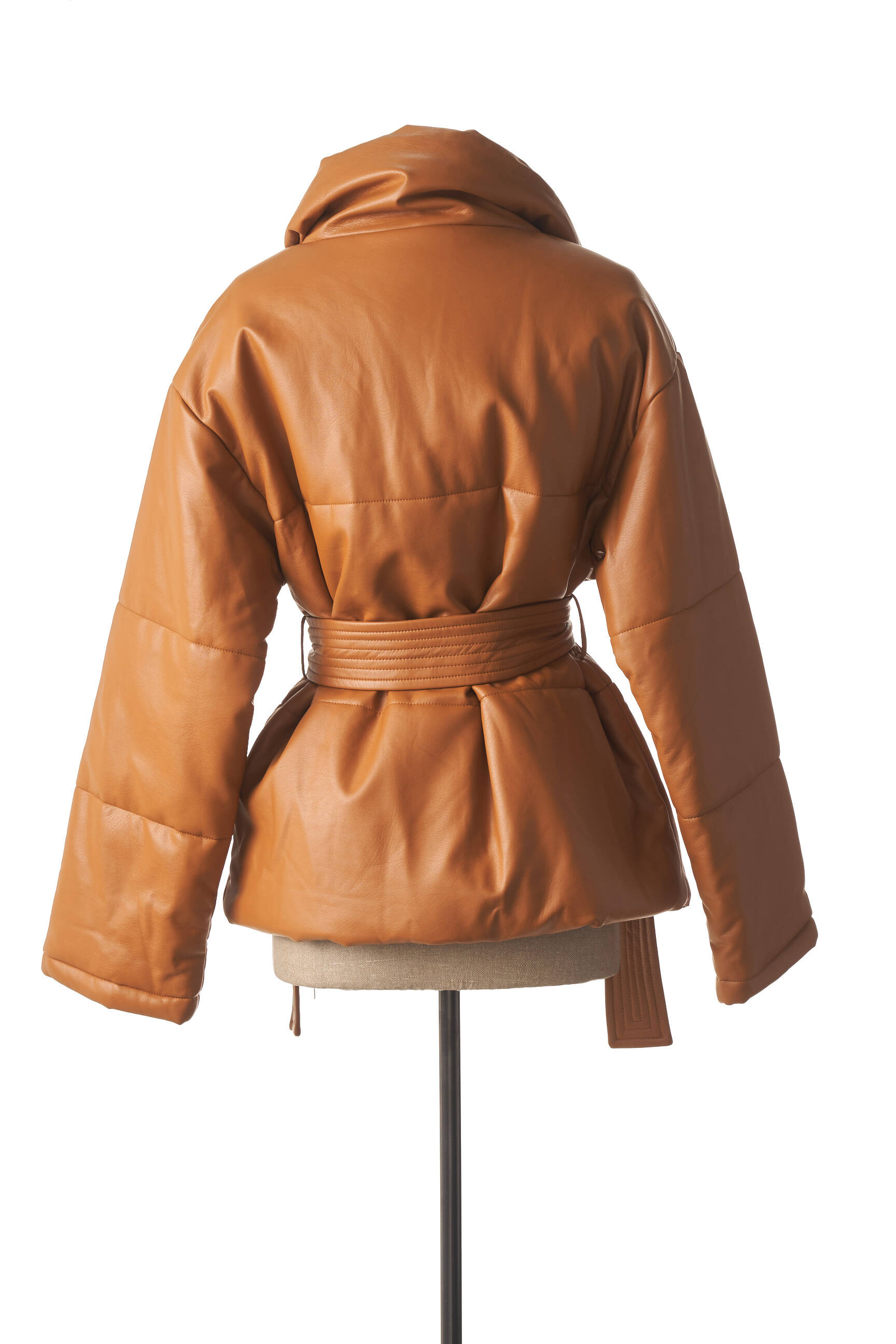 manteau doudoune marron femme