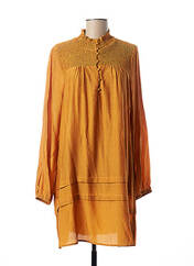 Robe mi-longue orange CREAM pour femme seconde vue