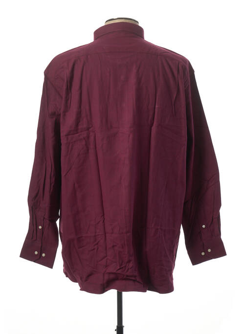 Chemise manches longues rouge BEN GREEN pour homme