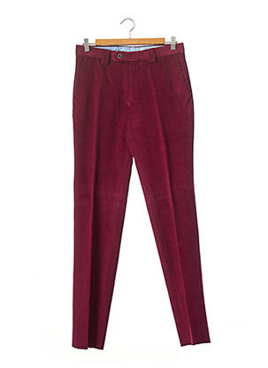 Pantalon chino violet COSSERAT pour homme