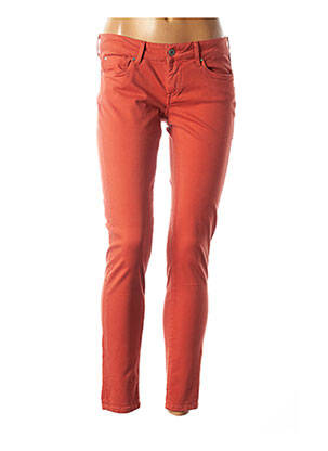 Pantalon slim orange PEPE JEANS pour femme