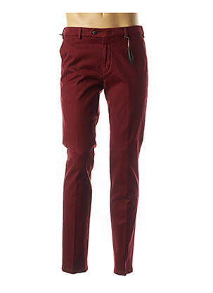 Pantalon slim rouge MMX pour homme