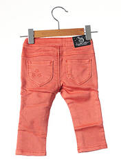 Pantalon slim orange 3 POMMES pour fille seconde vue