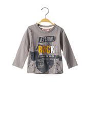 T-shirt gris BOBOLI pour garçon seconde vue