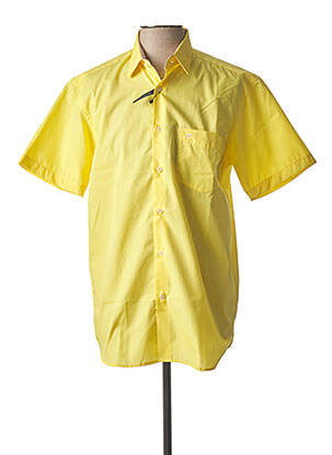 Chemise manches courtes jaune TED LAPIDUS pour homme