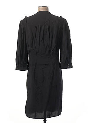 Robe mi-longue manches 3/4 manches 3/4 noir SCOTCH & SODA femme
