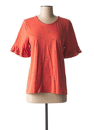 T-shirt orange ANDY & LUCY pour femme