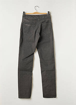 Pantalon slim broderie rivets taille normale gris SANDWICH femme