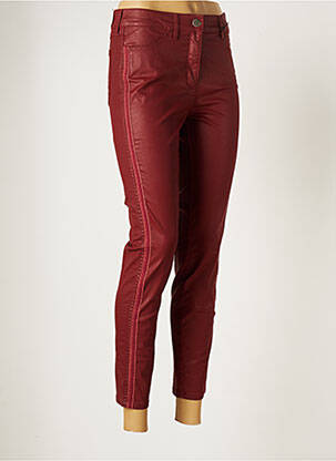 Pantalon slim rouge TONI pour femme