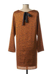 Robe courte marron CHERRY PARIS pour femme seconde vue