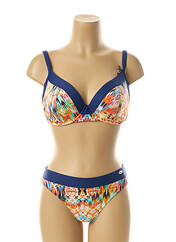 Maillot de bain 2 pièces bleu SUN PLAYA pour femme seconde vue