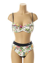 Maillot de bain 2 pièces noir KRIS LINE pour femme seconde vue