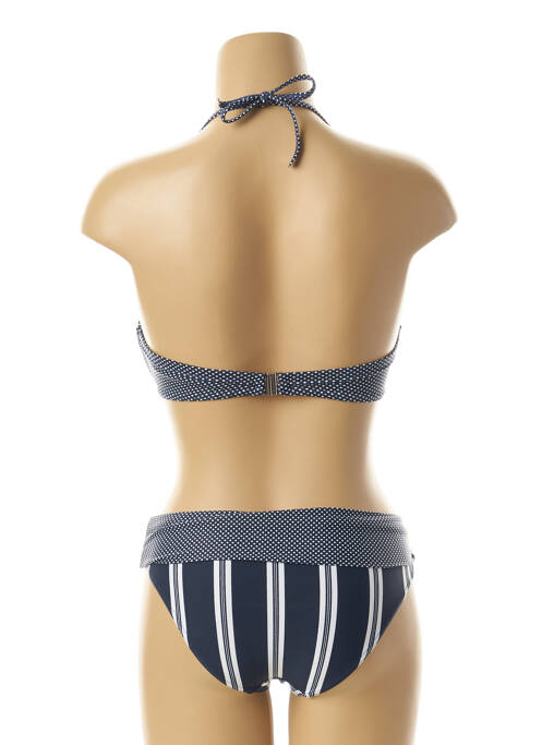 Maillot de bain 2 pièces bleu LES P'TITES BOMBES pour femme