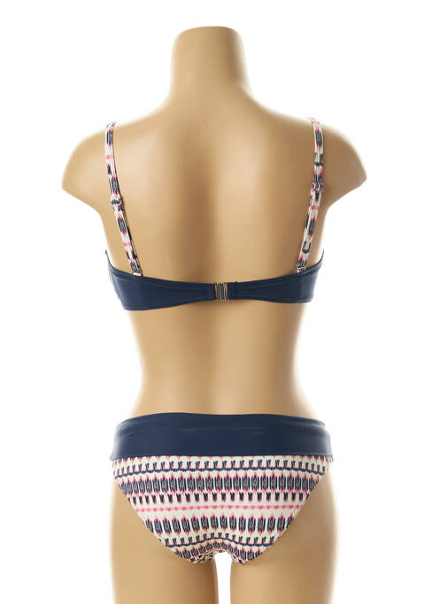 Maillot de bain 2 pièces bleu LES P'TITES BOMBES pour femme