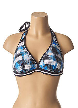 Haut de maillot de bain haut soutien-gorge avec mousse de rembourrage amovible haut soutien-gorge avec mousse de rembourrage amovible bleu OLYMPIA femme