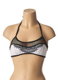 Haut de maillot de bain stretch haut bandeau blanc OLYMPIA femme