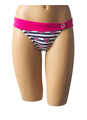Bas de maillot de bain imprimé fantaisie culotte rose LPB femme