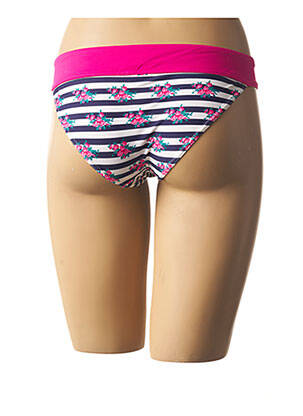 Bas de maillot de bain imprimé fantaisie culotte rose LPB femme
