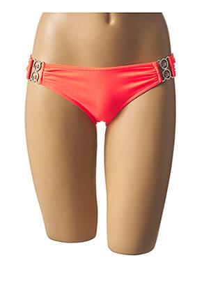 Bas de maillot de bain tissage satiné culotte rose LPB femme