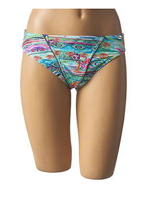 Bas de maillot de bain imprimé fantaisie culotte bleu SUN PLAYA femme
