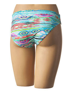 Bas de maillot de bain imprimé fantaisie culotte bleu SUN PLAYA femme