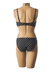 Maillot de bain 2 pièces noir PANACHE pour femme seconde vue
