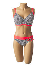 Maillot de bain 2 pièces noir SUN PLAYA pour femme seconde vue