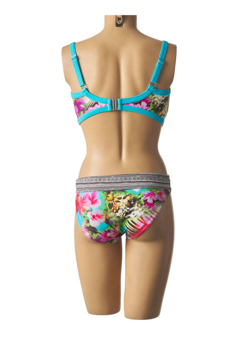 Maillot de bain 2 pièces bleu SUN PLAYA pour femme