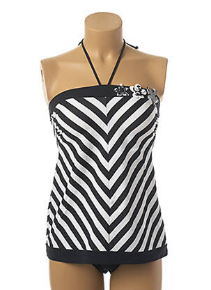 Tankini bretelles élastiquées noir SUNFLAIR femme