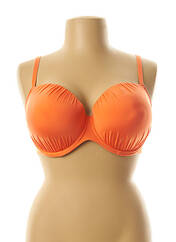 Haut de maillot de bain orange PANACHE pour femme seconde vue