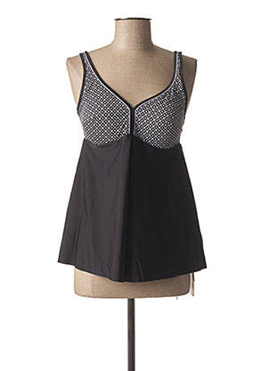 Tankini imprimé fantaisie noir JOLIDON femme