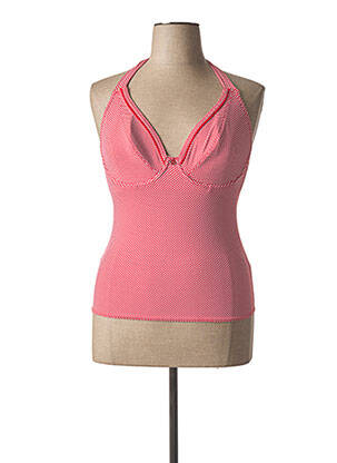 Tankini stretch rouge FREYA femme