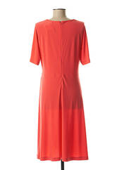 Robe mi-longue orange ERFO pour femme seconde vue