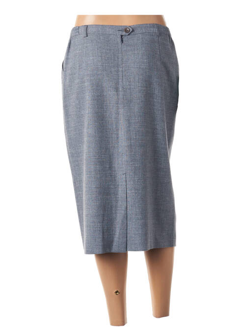 Jupe mi-longue gris LORENZO FERRERI pour femme